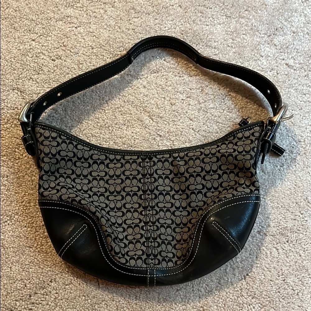 Coach Black and Gray Women's Bag